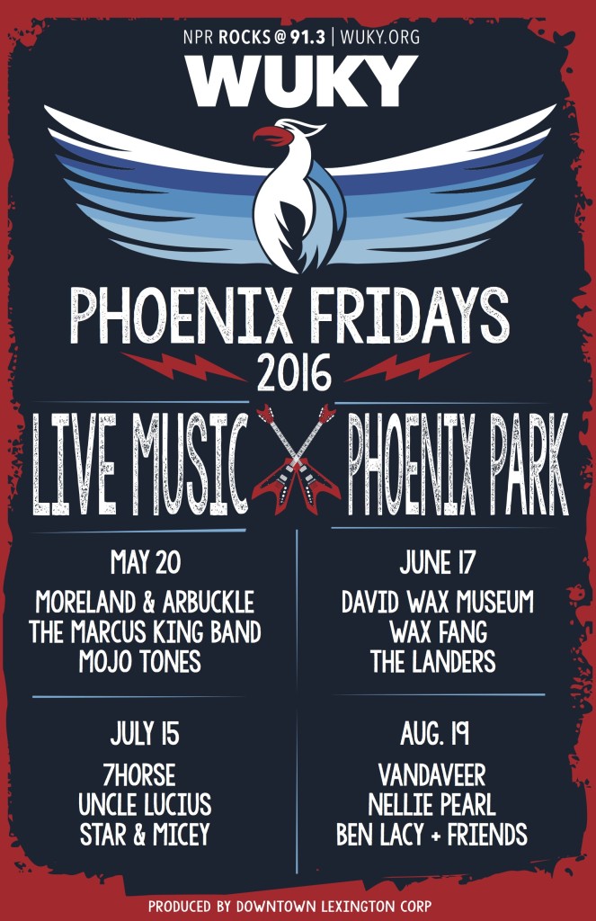 Phoenix Fridays 2016 Lineup