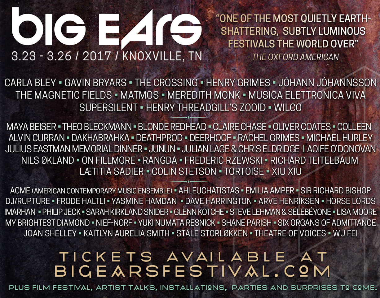 Big Ears 2017 lineup