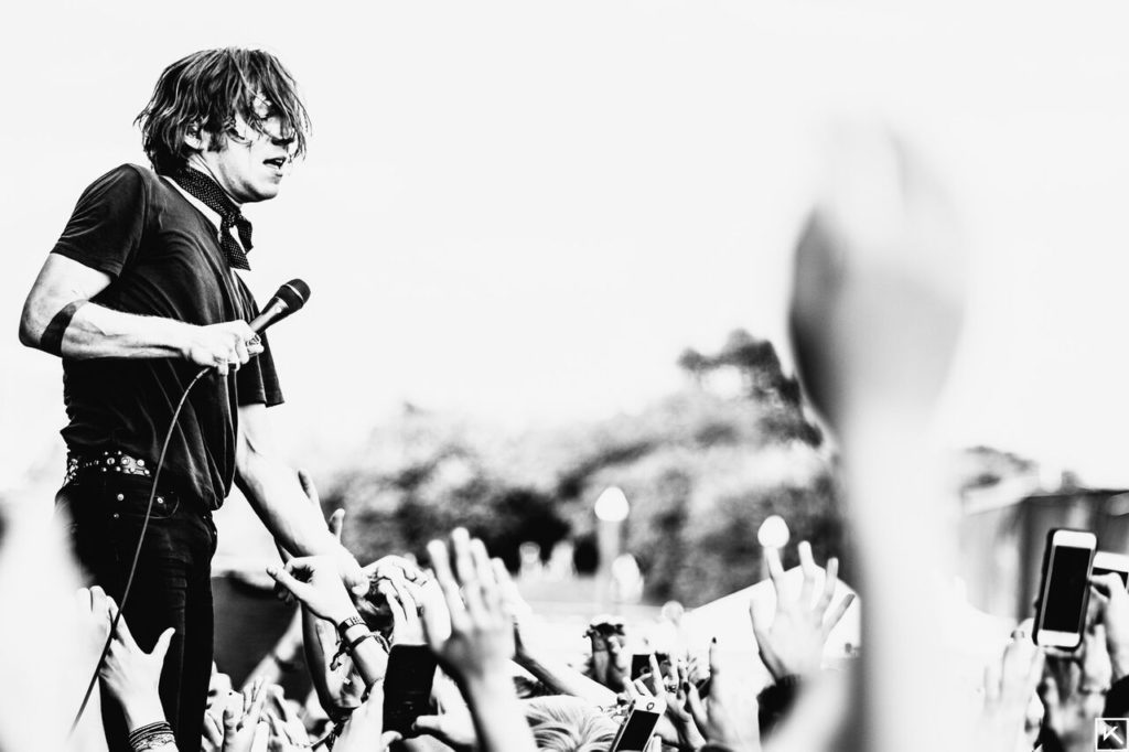 Cage the Elephant's Matt Shultz connects with fans on another level at Forecastle 2015